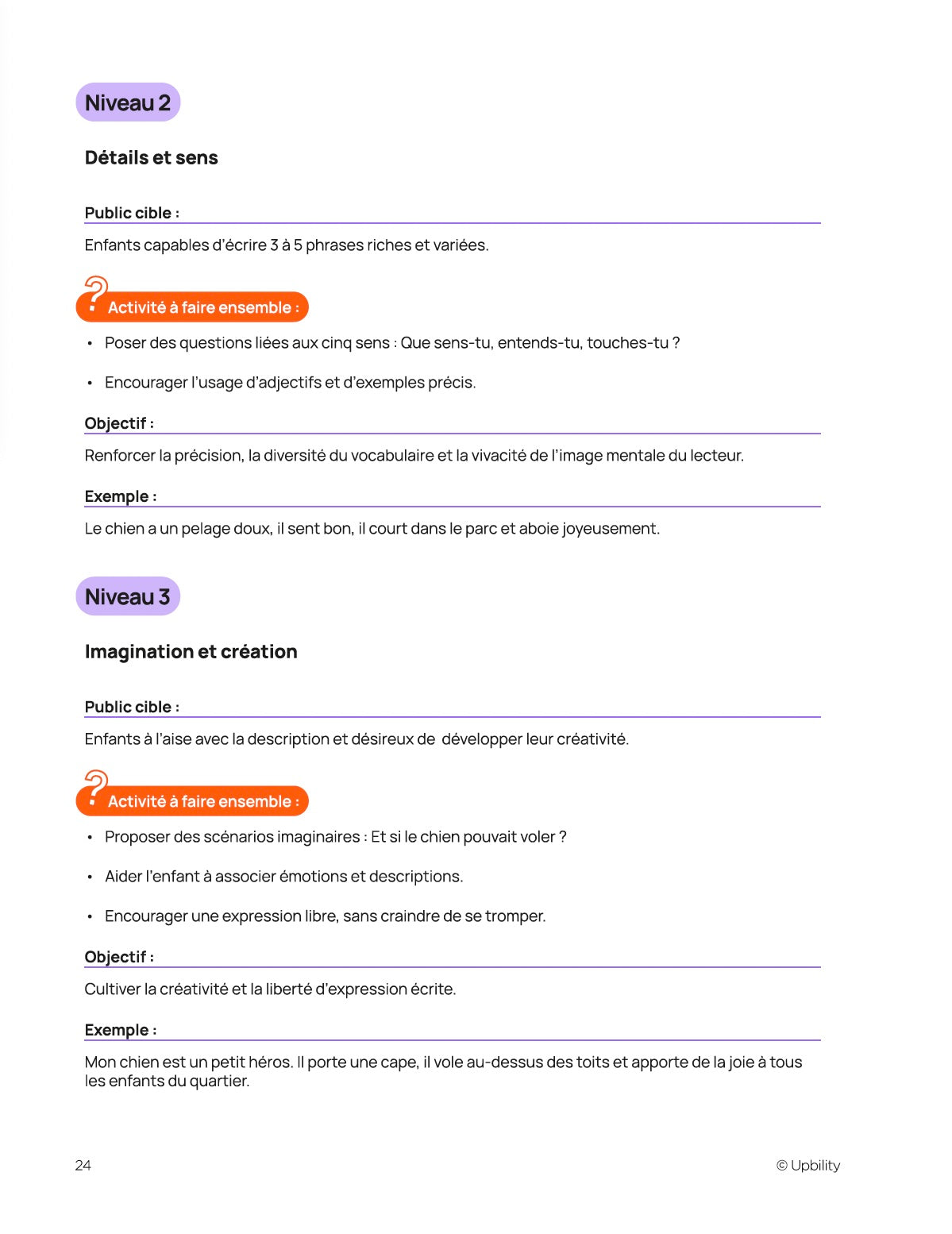 Pratiques différenciées en expression écrite | Le discours descriptif