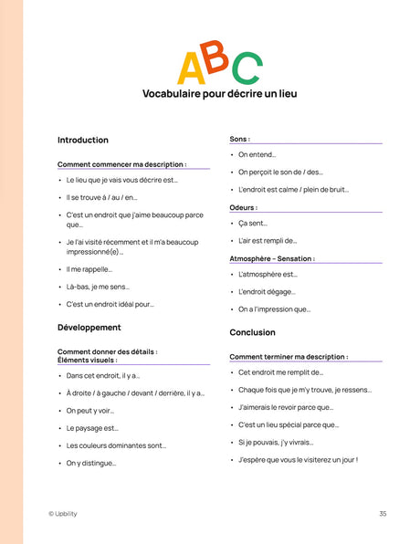 Pratiques différenciées en expression écrite | Le discours descriptif