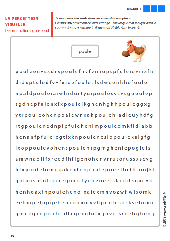 Les capacités de perception visuelle pour les enfants dyslexiques | ENSEMBLE DE 7 LIVRES NUMÉRIQUES