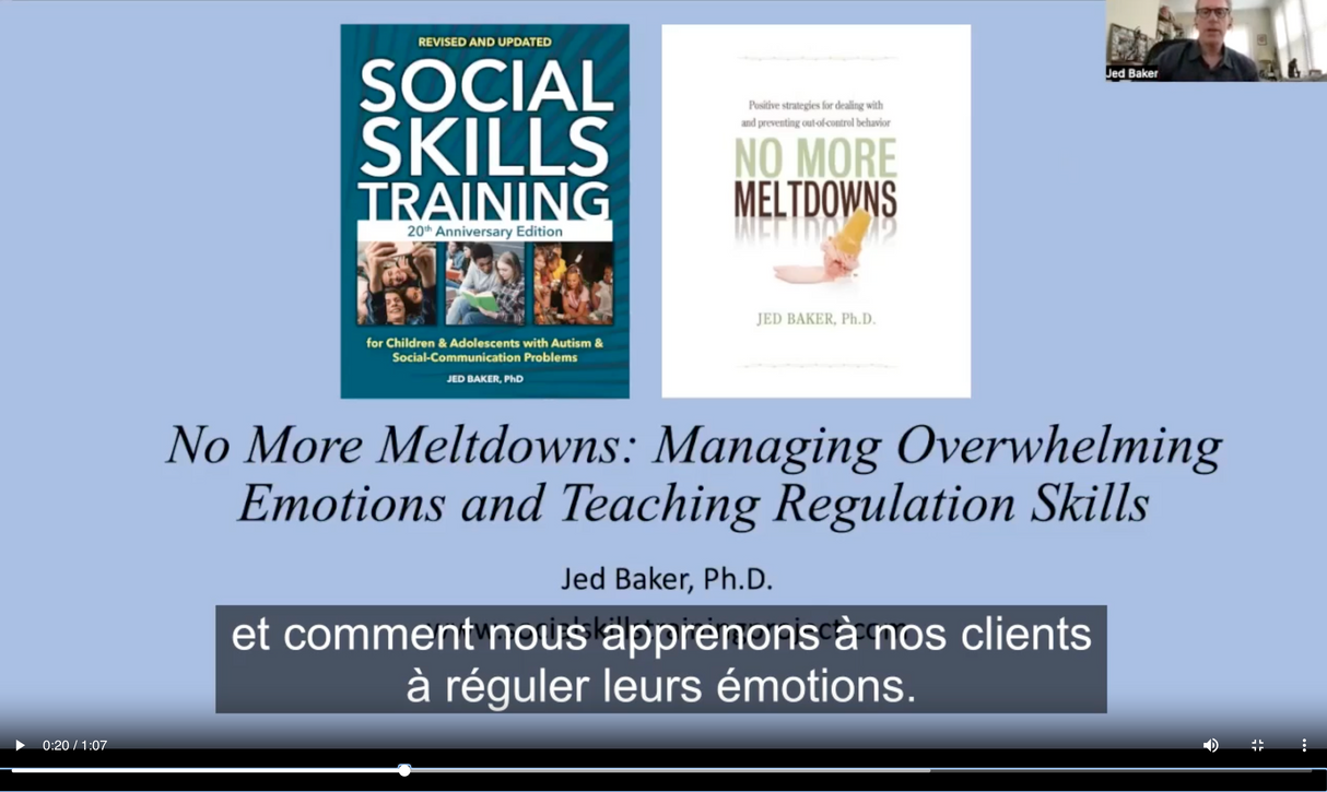 FORMATION EN LIGNE | Programme « No More Meltdowns » : Gestion des émotions intenses et autorégulation