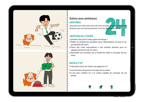Situations sociales – Gestion du temps | Flip Card Series
