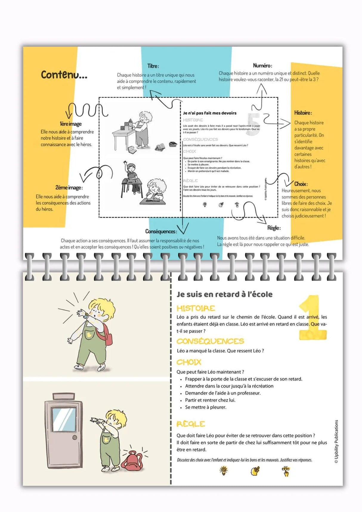 Situations sociales | 300 histoires sociales - Flip Card Series | ENSEMBLE DE 10 LIVRES IMPRIMÉS