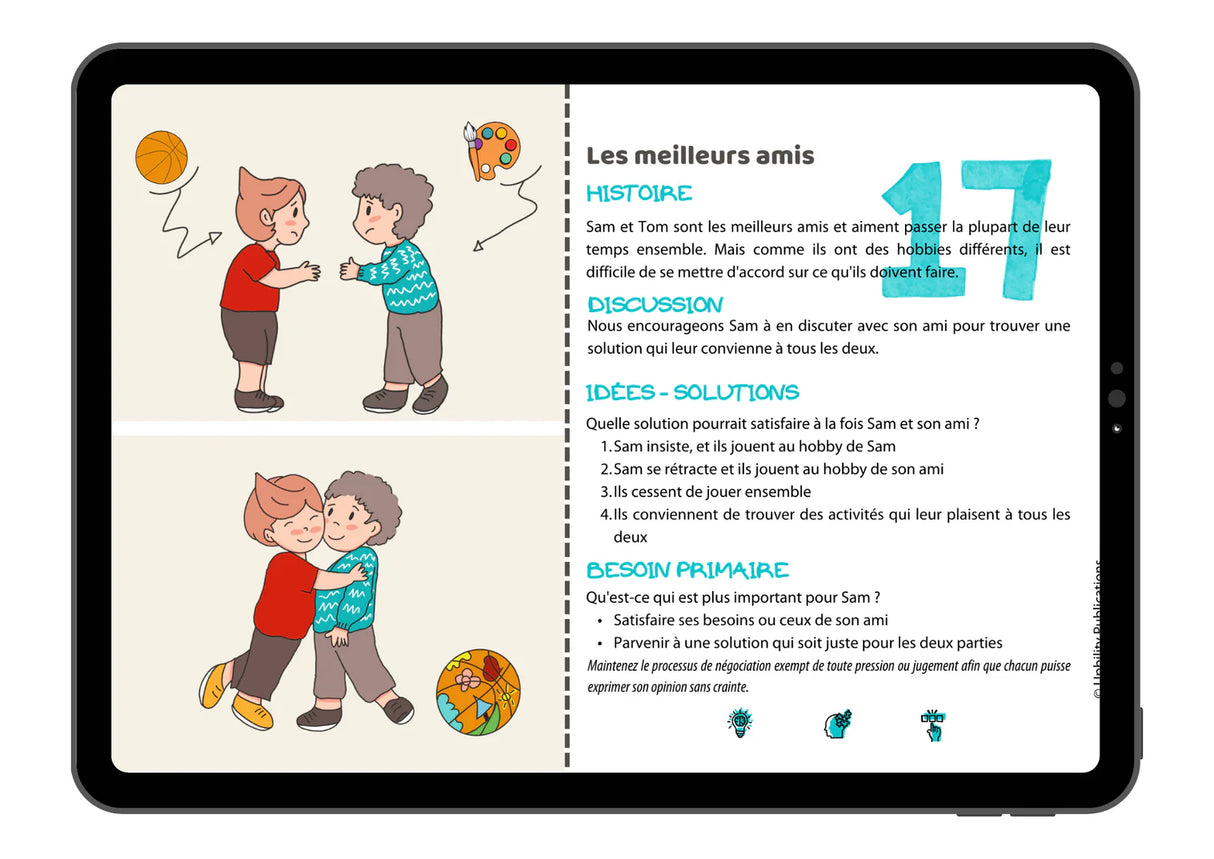 Situations sociales | 300 histoires sociales - Flip Card Series | ENSEMBLE DE 10 LIVRES NUMÉRIQUES