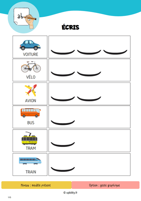 Acquisition d’un stock orthographique | Les transports - Upbility.fr