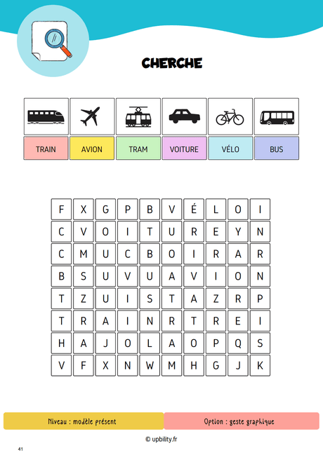 Acquisition d’un stock orthographique | Les transports - Upbility.fr