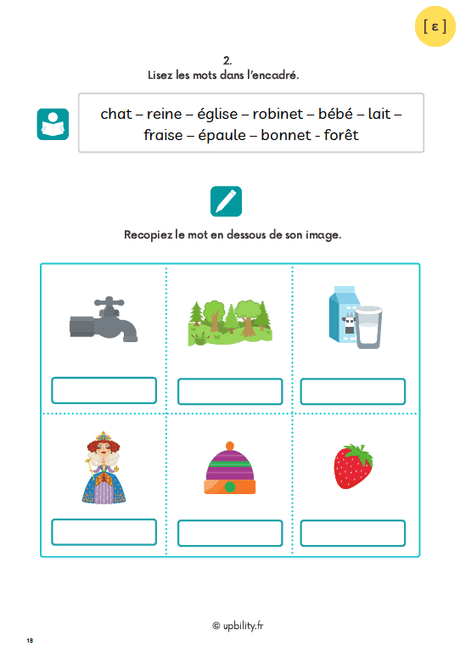 Apprentissage et renforcement de la lecture à travers des exercices progressifs - Upbility.fr