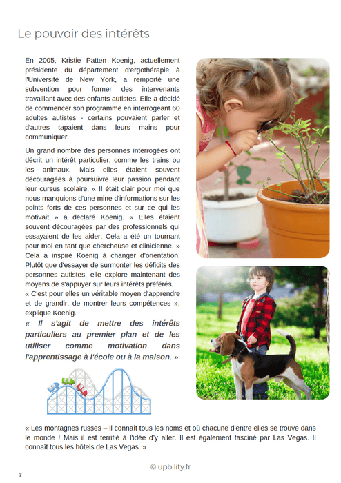 Comprendre l’autisme | Construire des comportements positifs à l'école avec des supports visuels - Upbility.fr
