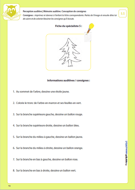 Développement de la perception auditive | LA MÉMOIRE AUDITIVE - Upbility.fr