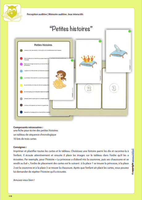 Développement de la perception auditive | LA MÉMOIRE AUDITIVE - Upbility.fr