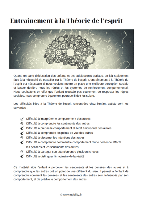 Entraînement à la Théorie de l’esprit - Upbility.fr