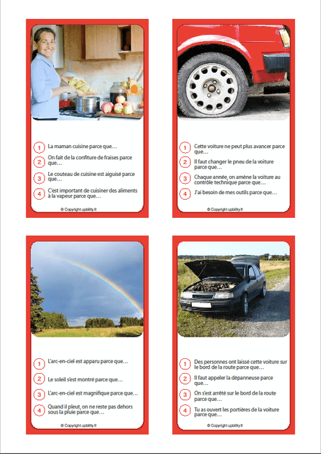 FICHES ILLUSTRÉES | Cause et effet - Upbility.fr