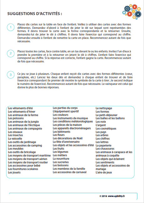 FICHES ILLUSTRÉES | Classer en catégories - Upbility.fr