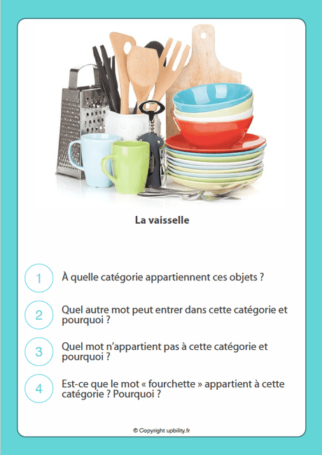 FICHES ILLUSTRÉES | Classer en catégories - Upbility.fr
