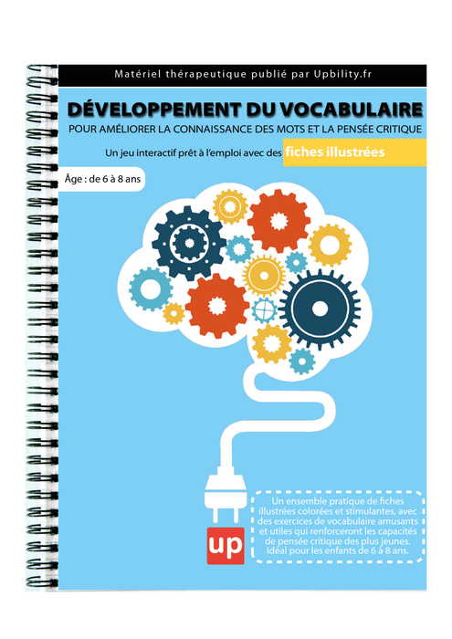 FICHES ILLUSTRÉES | Développement du vocabulaire (6-8 ans) - Upbility.fr