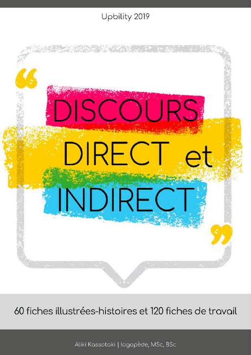 FICHES ILLUSTRÉES | Discours direct et indirect - Upbility.fr