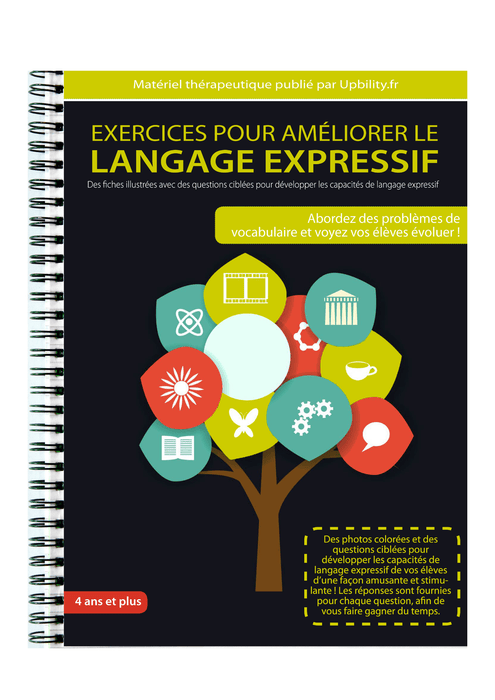 FICHES ILLUSTRÉES | Exercices pour améliorer le langage expressif - Upbility.fr