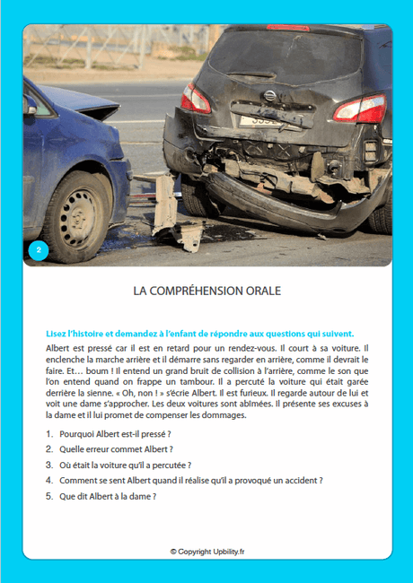 FICHES ILLUSTRÉES | Maîtriser la compréhension orale - Upbility.fr
