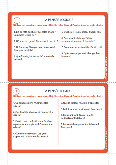 FICHES ILLUSTRÉES | Stimuler et développer la pensée logique - Upbility.fr