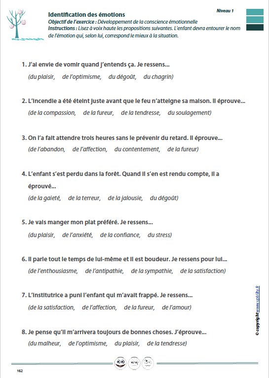 Identification, expression et gestion des émotions | NIVEAU AVANCÉ - Upbility.fr