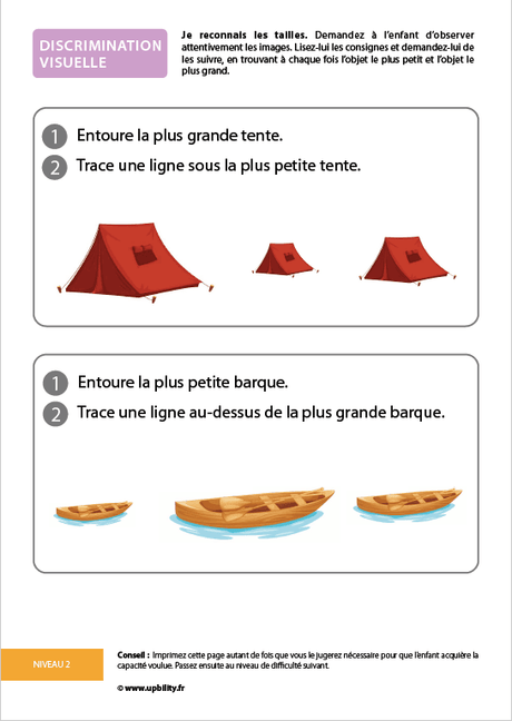 Le développement de la discrimination visuelle - Upbility.fr