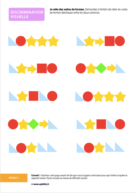 Le développement de la discrimination visuelle - Upbility.fr