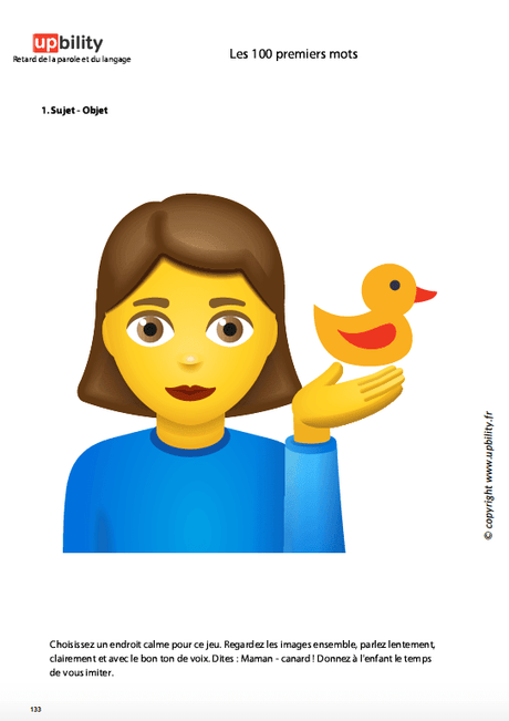 LES 100 PREMIERS MOTS | Un guide pour le développement de la parole et du langage - Upbility.fr