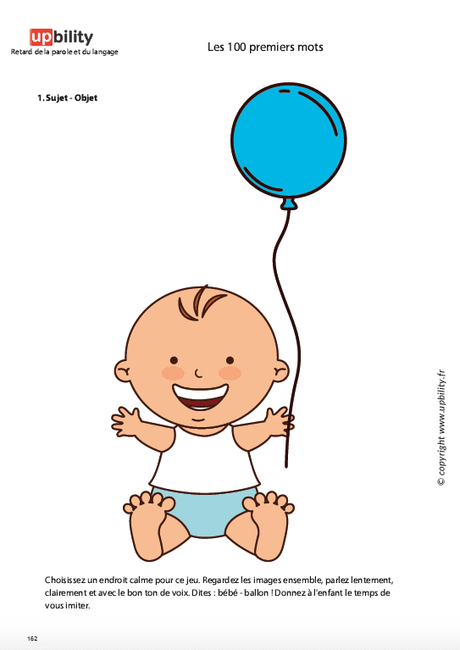 LES 100 PREMIERS MOTS | Un guide pour le développement de la parole et du langage - Upbility.fr