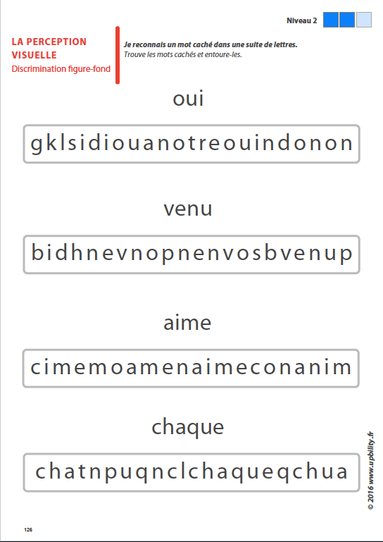 Les capacités de perception visuelle pour les enfants dyslexiques | Partie 2 : La discrimination figure-fond - Upbility.fr
