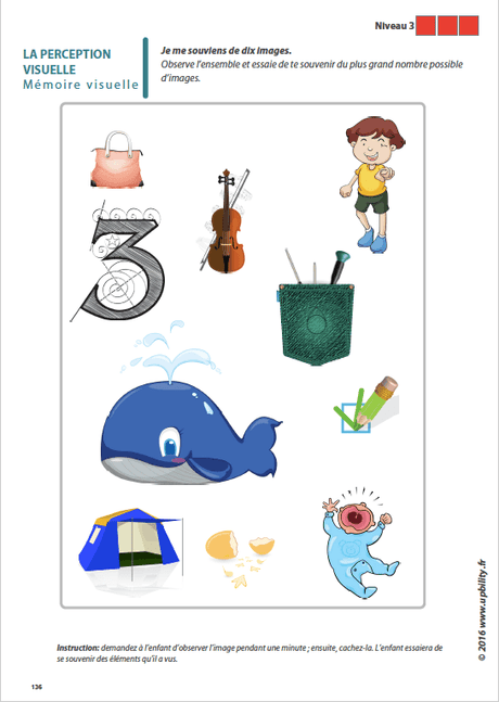 Les capacités de perception visuelle pour les enfants dyslexiques | Partie 4 : La mémoire visuelle - Upbility.fr