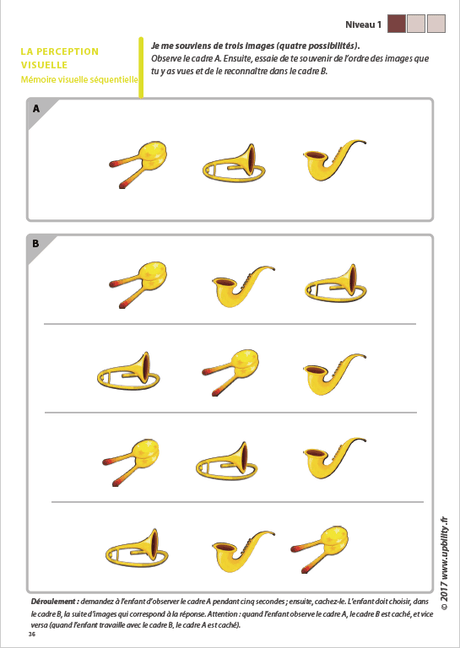 Les capacités de perception visuelle pour les enfants dyslexiques | Partie 5 : La mémoire visuelle séquentielle - Upbility.fr