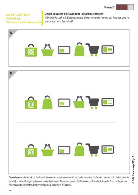 Les capacités de perception visuelle pour les enfants dyslexiques | Partie 5 : La mémoire visuelle séquentielle - Upbility.fr