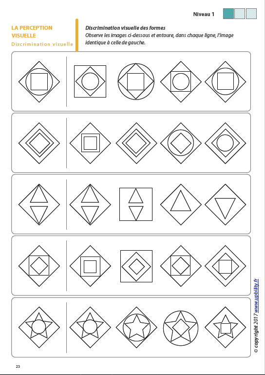 Les capacités de perception visuelle pour les enfants dyslexiques | Partie 6 : La discrimination visuelle - Upbility.fr