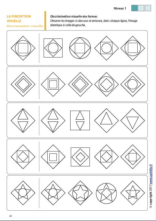 La discrimination visuelle – Éditions Upbility