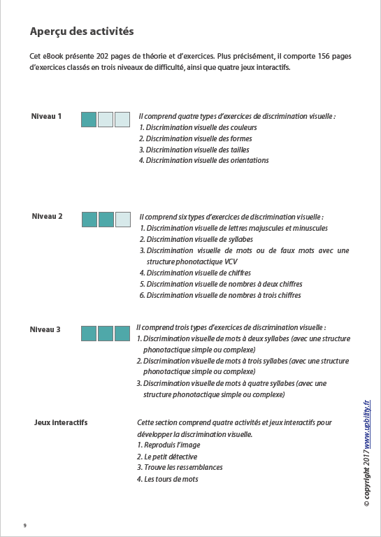 Les capacités de perception visuelle pour les enfants dyslexiques | Partie 6 : La discrimination visuelle - Upbility.fr