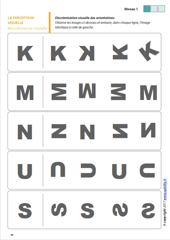 Les capacités de perception visuelle pour les enfants dyslexiques | Partie 6 : La discrimination visuelle - Upbility.fr