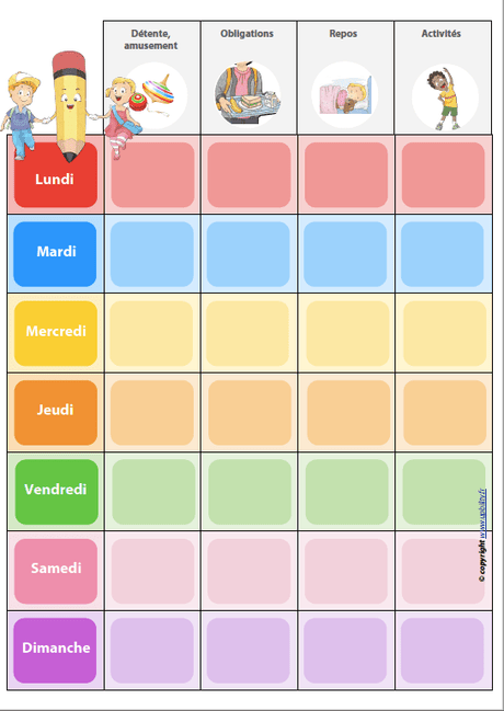 L’ORIENTATION TEMPORELLE | Les jours de la semaine – hier, aujourd’hui, demain - Upbility.fr