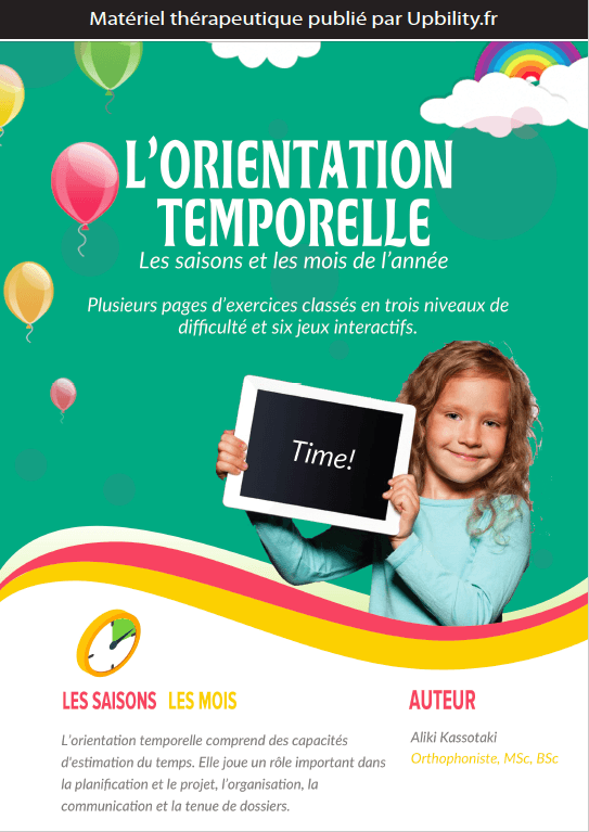 L’ORIENTATION TEMPORELLE | Les saisons et les mois de l’année - Upbility.fr