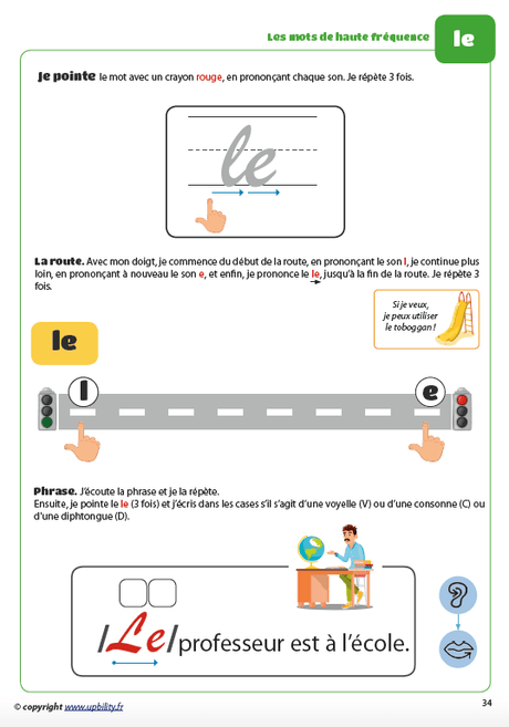 MOTS DE HAUTE FRÉQUENCE pour le développement des Compétences en lecture - Upbility.fr