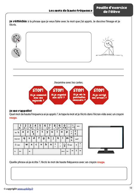 MOTS DE HAUTE FRÉQUENCE pour le développement des Compétences en lecture - Upbility.fr