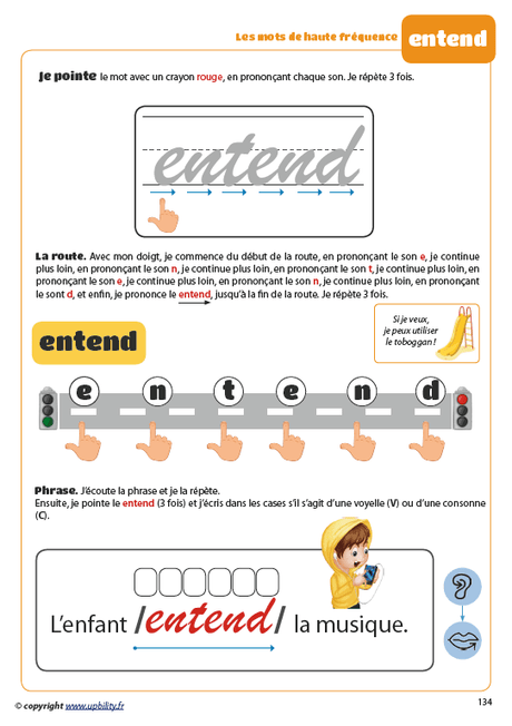 MOTS DE HAUTE FRÉQUENCE pour le développement des Compétences en lecture - Upbility.fr