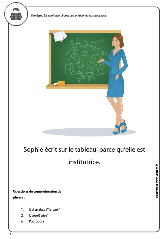 PARTIE 3 | Développement de la compréhension en lecture pour les enfants ayant un trouble du spectre autistique - Upbility.fr