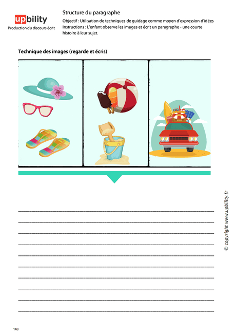 PRODUCTION DU DISCOURS ÉCRIT | Structure du paragraphe - Upbility.fr