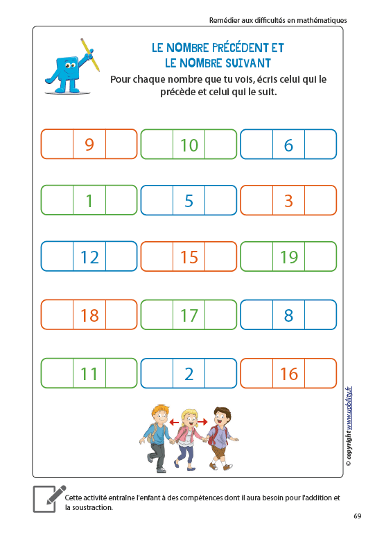 Remédier aux difficultés en mathématiques - Âge préscolaire et début de la scolarité - Upbility.fr