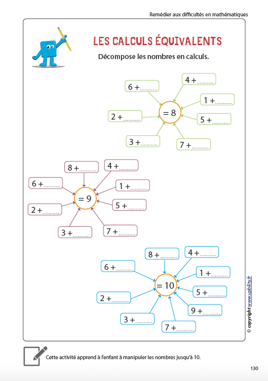 Remédier aux difficultés en mathématiques - Âge préscolaire et début de la scolarité - Upbility.fr