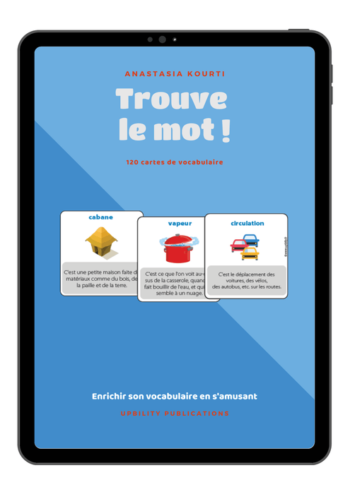 Trouve le mot ! | CARTES DE VOCABULAIRE - Upbility.fr